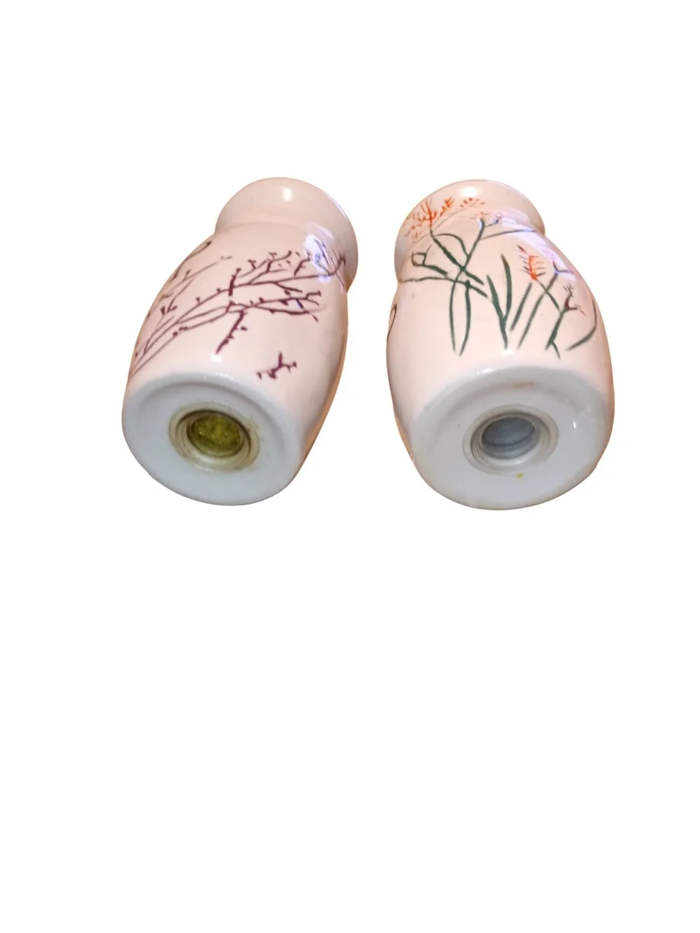 Anthropologie Dagny Salt & Pepper Shaker with Floral Branches